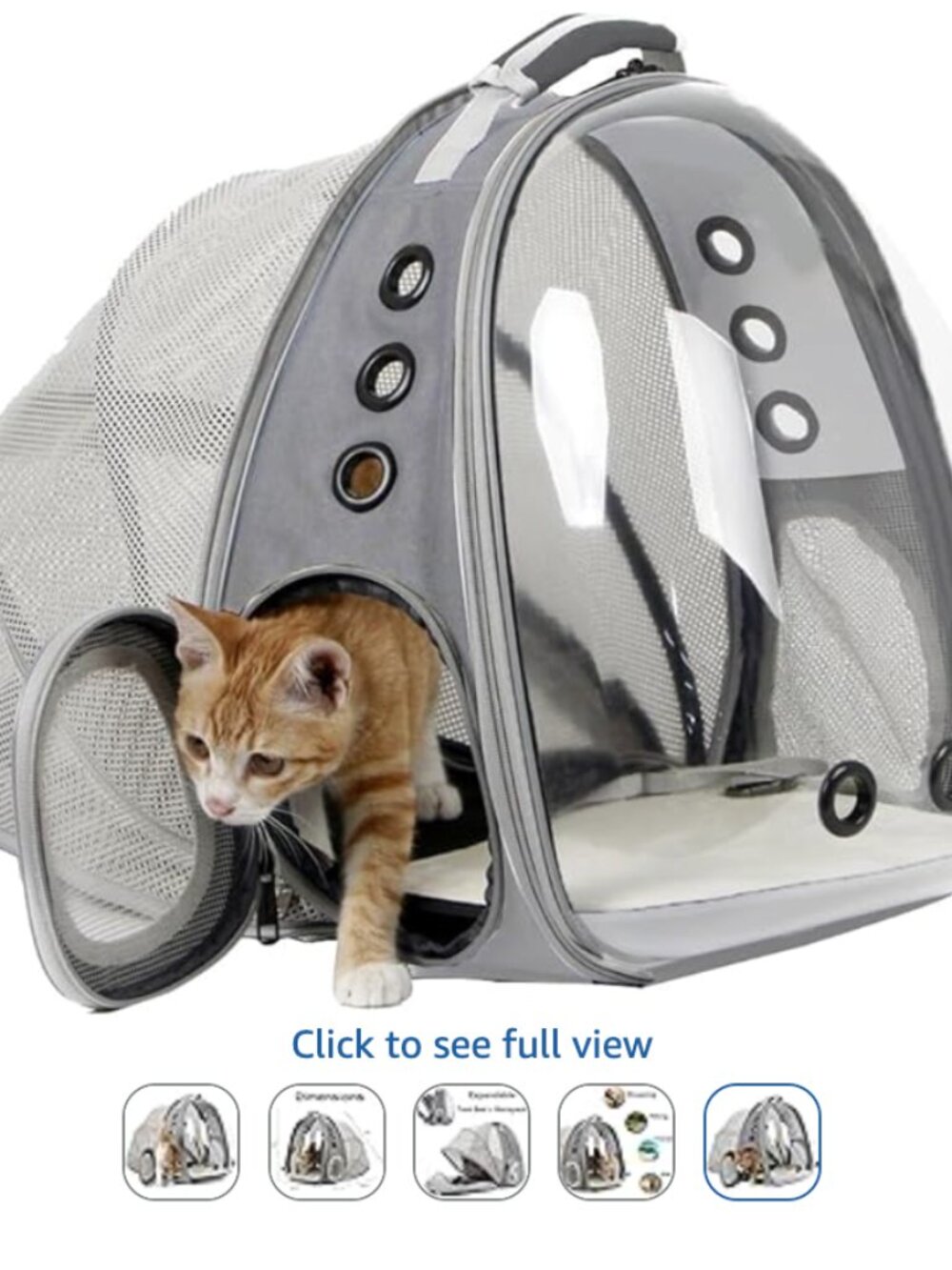Expandable Cat Backpack Carrier - Picture 8 of 14